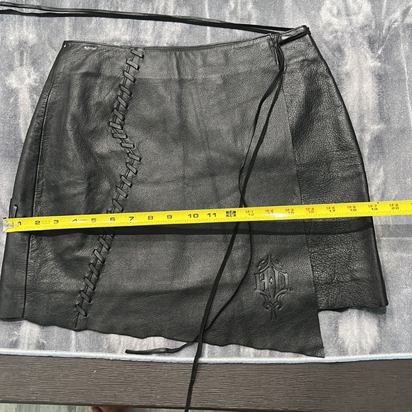 Harley Davidson Leather Skirt - Picture 8 of 9